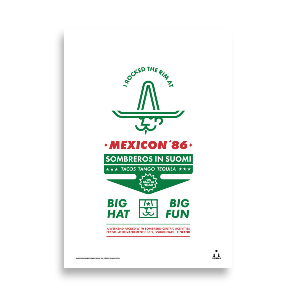Mexicon '86 - Sombreros in Suomi