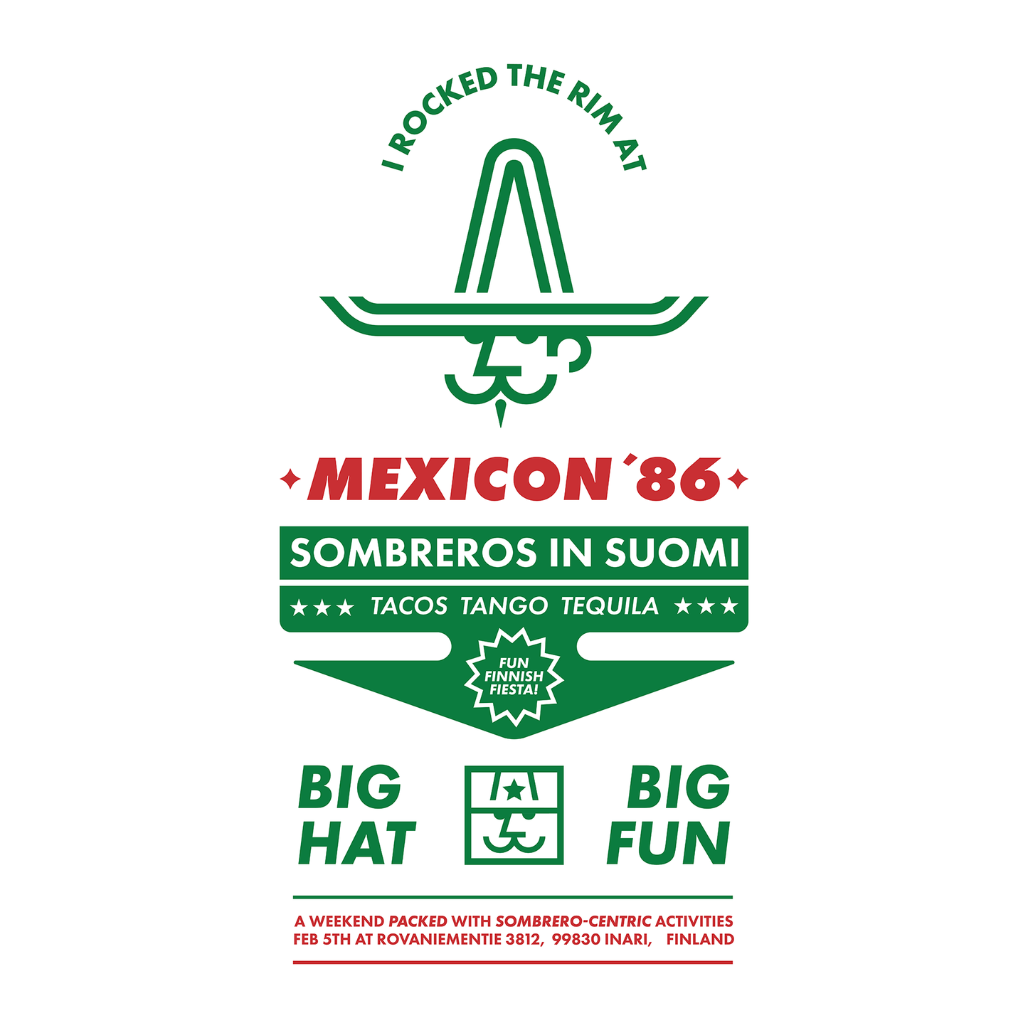 Mexicon '86 - Sombreros in Suomi